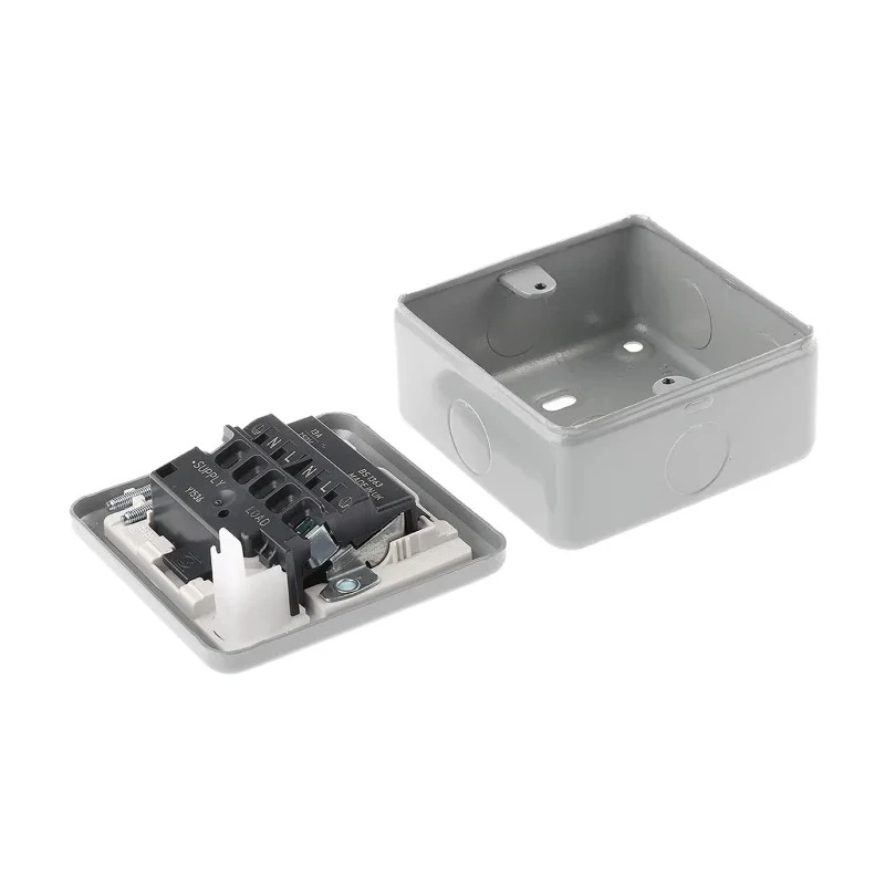MK Electric 13A 1 Gang Fused Spur High Grade Thermoset, Urea Moulded, Flush and Surface Mount K989 ALM