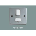 MK Electric 13A 1 Gang Switched Fused Spur Urea Moulded Thermoset 250V AC K942 ALM