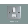 MK Electric 13A 1 Gang Switched Fused Spur Urea Moulded Thermoset 250V AC K942 ALM
