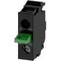 Siemens SIRIUS ACT 3SU14 Series Contact Block, 500 V AC, 500 V DC, 1 NO, Screw Terminal 3SU1400-2AA10-1LA0