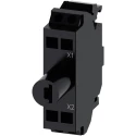 Siemens SIRIUS ACT 3SU14 Series Light Block White LED Module 24 V AC/DC Spring Loaded Terminal 3SU1401-2BB60-3AA0