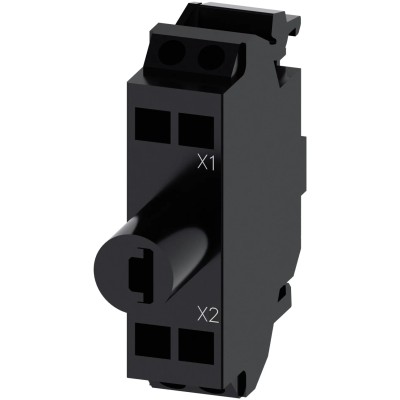 Siemens SIRIUS ACT 3SU14 Series Light Block White LED Module 24 V AC/DC Spring Loaded Terminal 3SU1401-2BB60-3AA0