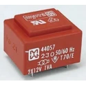 Myrra Through Hole 2 Output PCB Transformer 15 V ac EN 61558-2-6 1 VA 44058