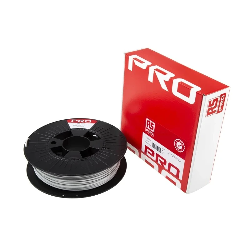 RS PRO 2.85 mm Grey ABS-X 3D Printer Filament, 500 g 174-0039