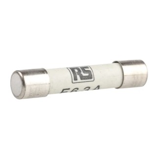 RS PRO Ceramic Cartridge Fuse 6.3A Fast Acting 6.3 x 32 mm 500V AC 247-3977