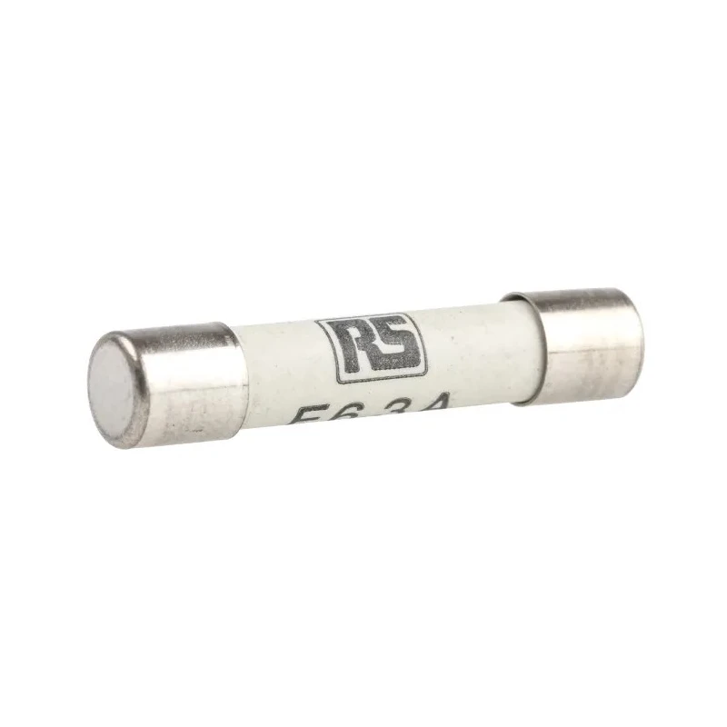 RS PRO Ceramic Cartridge Fuse 6.3A Fast Acting 6.3 x 32 mm 500V AC 247-3977