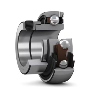 SKF Bearing Insert 45 mm Inside Diameter 85 mm Outside Diameter Steel Material Sealed End Eccentric Locking Collar YET 209