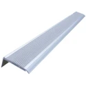 RS PRO Grey Stair Nosing Polyvinyl Chloride Aluminium Nosing Anti-Slip Finish 1.3 m x 70 mm x 5 mm 174-5940