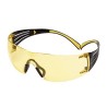 3M SecureFit™ 400 Series Safety Glasses, Amber Lens, Plastic Frame, Arc Flash Resistant SF403SGAF-YEL