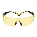 3M SecureFit™ 400 Series Safety Glasses, Amber Lens, Plastic Frame, Arc Flash Resistant SF403SGAF-YEL