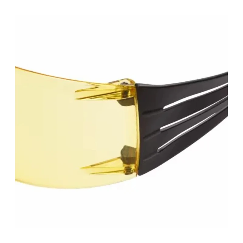 3M SecureFit™ 400 Series Safety Glasses, Amber Lens, Plastic Frame, Arc Flash Resistant SF403SGAF-YEL