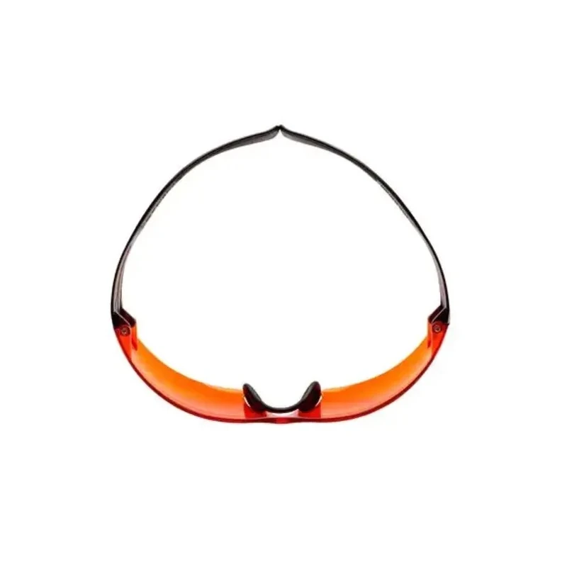 3M SecureFit™ 400 Safety Glasses with Orange Lens, Polycarbonate Frame, UV Protection, Solar Radiation SF406SGAF-BLA