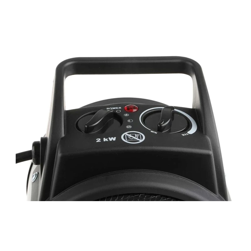 RS PRO 2 kW Floor-Mounted Fan Heater 230V AC 197 m³/h Air Flow Type G British 3-Pin Plug 174-6567
