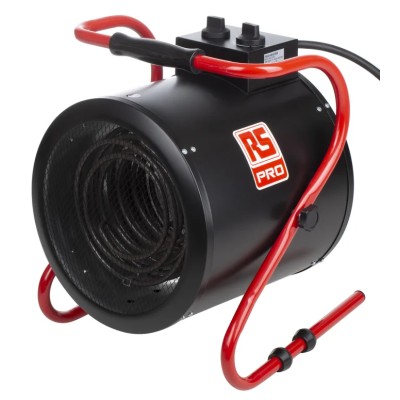 RS PRO 9 kW Industrial Fan Heater 742 m³/h, Floor Mount, 415V BS4343/IEC60309 174-6571