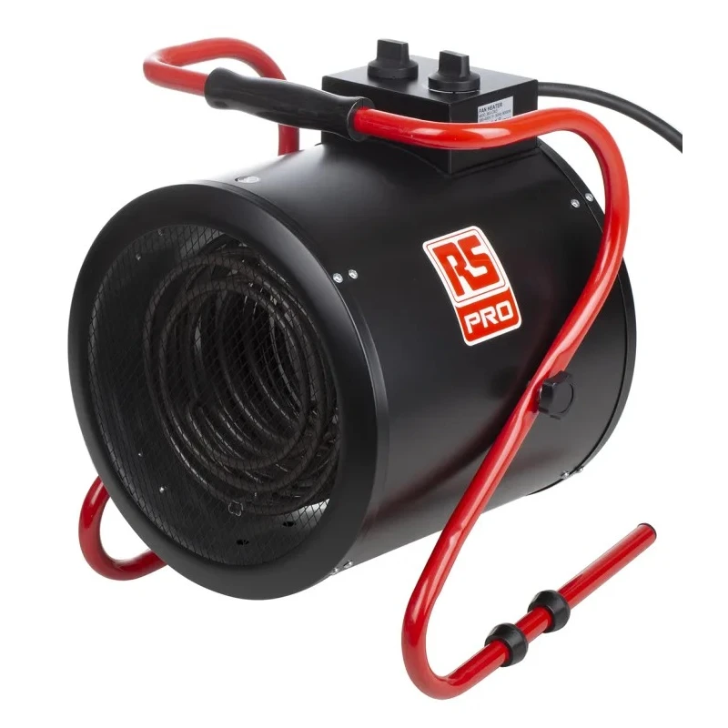 RS PRO 9 kW Industrial Fan Heater 742 m³/h, Floor Mount, 415V BS4343/IEC60309 174-6571