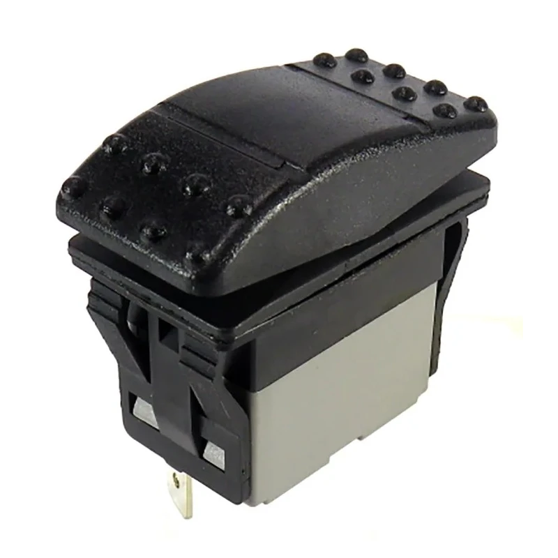 RS PRO Double Pole Double Throw (DPDT) On-Off-On Rocker Switch Panel IP67 Rated 16, 20A 30V DC, 250V AC 174-8300