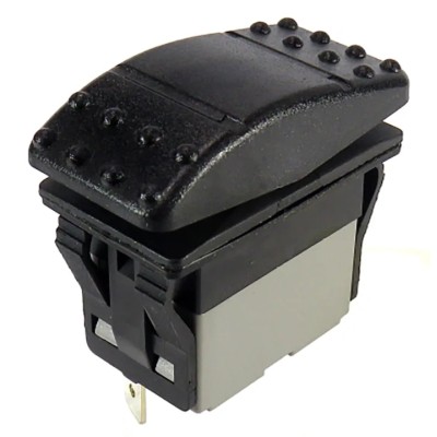 RS PRO Illuminated DPDT On-Off-On On-Off-On Rocker Switch Panel 21.1x37 mm Polyamide IP67 16, 20A Contact Current 174-8308
