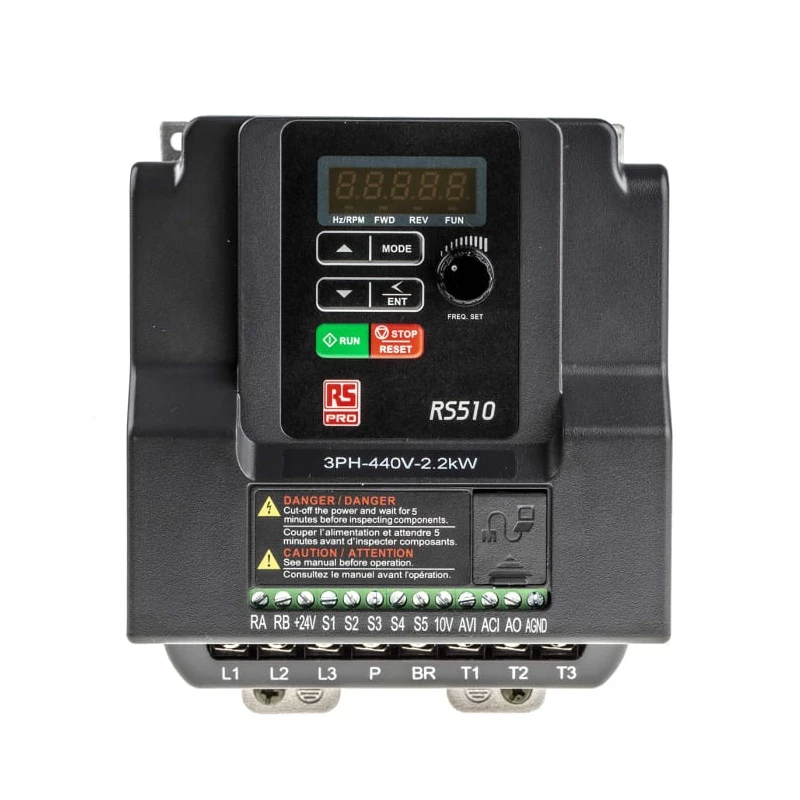 RS PRO 3-Phase Inverter Drive, 2.2 kW, 480V, 5.2 A, RS510 Series