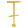 RS PRO Yellow Steel Safety Barrier, Safety Railing 400mm Length, 1m Height, 40mm Diameter 174-5919