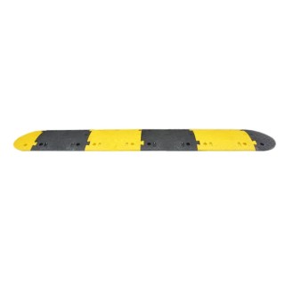 RS PRO High Visibility Rubber Speed Bump 2.5 m x 430 mm x 70 mm 174-5931