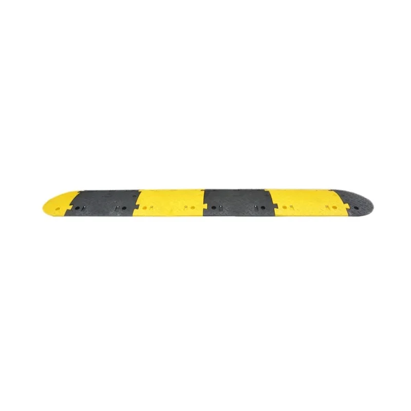 RS PRO High Visibility Rubber Speed Bump 2.5 m x 430 mm x 70 mm 174-5931