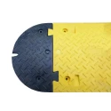 RS PRO High Visibility Rubber Speed Bump 2.5 m x 430 mm x 70 mm 174-5931