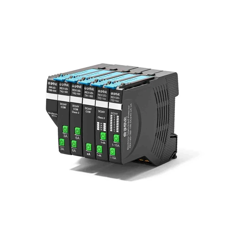ETA Electronic Circuit Breaker 10A 24V dc DIN Rail Mount REX12D-TA1-100-DC24V-10A