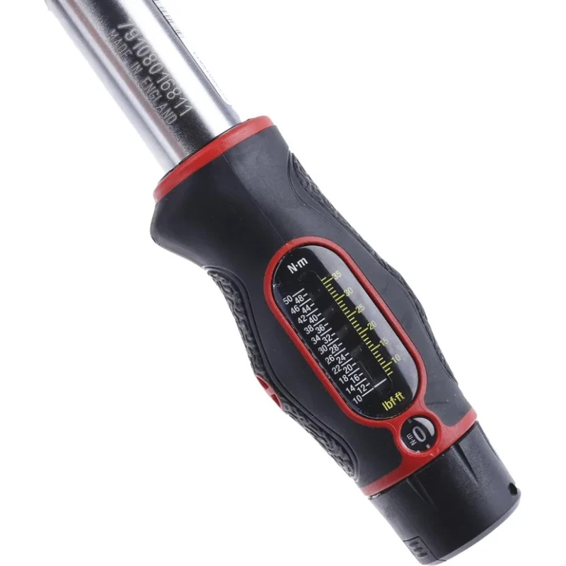 Norbar Torque Tools Click Torque Wrench 10 to 50 Nm 1/2 in Drive Square Drive 329mm Overall 13842