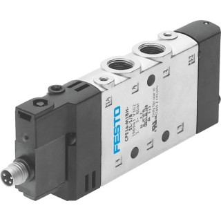 Festo Solenoid Pilot Valve 5/2, 24V DC, Die Cast Aluminium, Pilot G 1/8 CPE14-M1CH-5L-1/8
