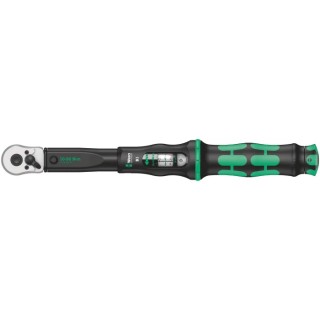 Wera Click-Torque B 2 Click Torque Wrench, 20 To 100 Nm, 3/8 in Drive, Square Drive, 405mm Overall 05075611001