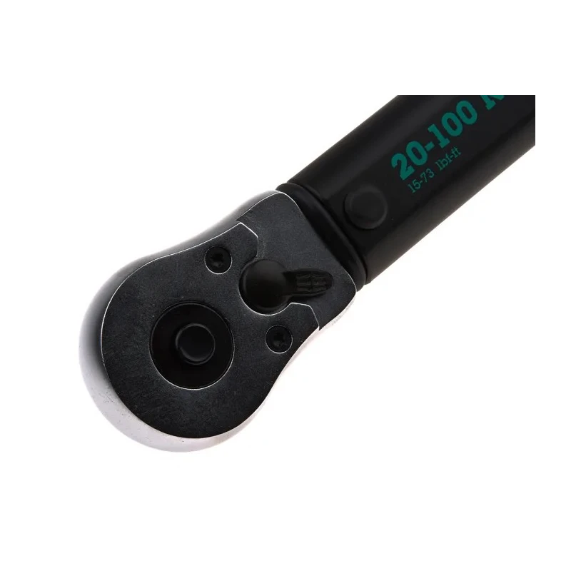 Wera Click-Torque B 2 Click Torque Wrench, 20 To 100 Nm, 3/8 in Drive, Square Drive, 405mm Overall 05075611001