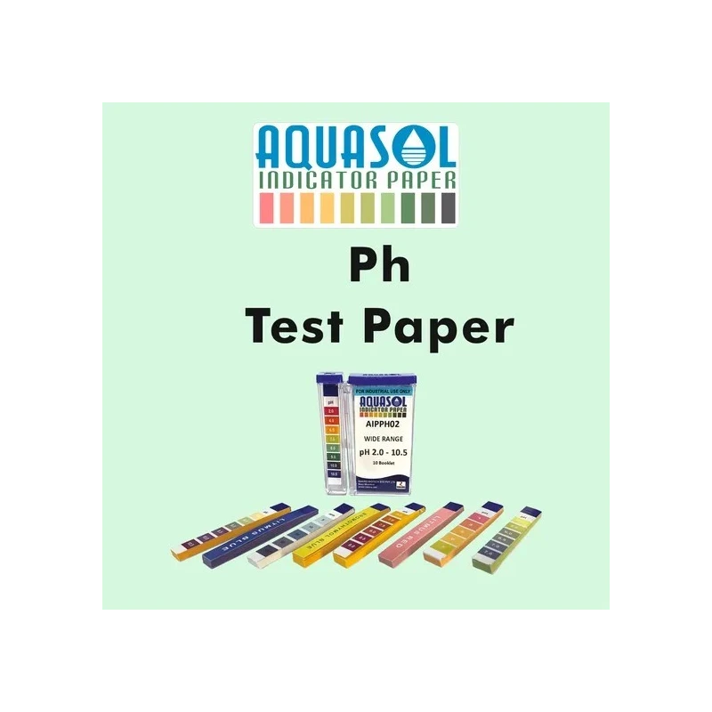 Buy Aquasol PH Test Paper PH 1.0 - 14.0 AIPPH01 At Lowest Prices