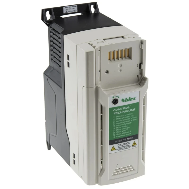 Control Techniques 4 kW 3 Phase Vector Control Inverter Drive Panel Mount IP20 480V 9.4A M400-03400094A10100AB100