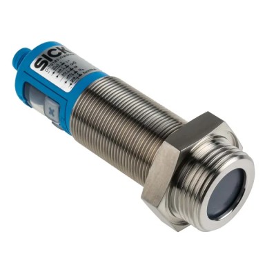 SICK Series Ultrasonic Level Sensor with Display, Screw Mount, Perfluoroelastomer Gasket, 1.4571 Stainless Steel Housing UP56