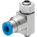 Festo Pneumatic Flow Controller Exhaust Valve , One-way Flow Control, 2 bar Max Pressure, 0 to 60°C GRLA-M5-QS-4-LF-C