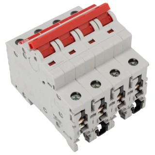 ABB 4-Pole DIN Rail Isolator Switch 32A IP20 SD204 Series 2CDD284101R0032 SD204/32