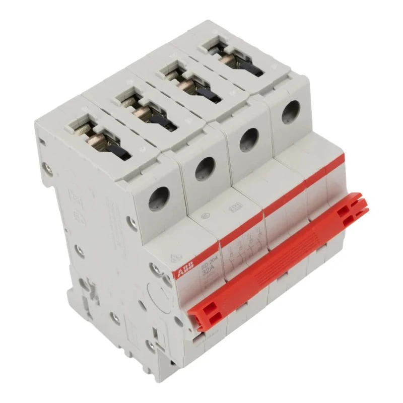 ABB 4-Pole DIN Rail Isolator Switch 32A IP20 SD204 Series 2CDD284101R0032 SD204/32