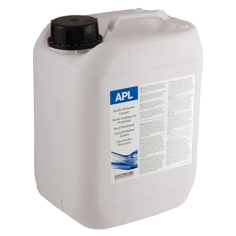 Electrolube Transparent Acrylic Resin Conformal Coating 5 L Can -55 °C Min, 125 °C Max APL05L