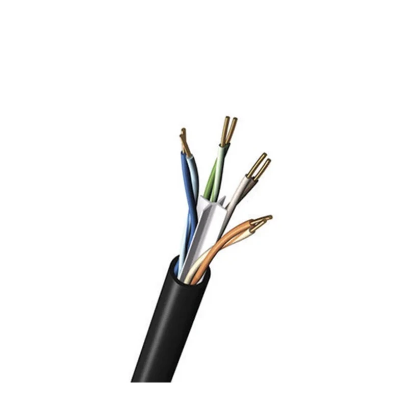 Belden 7927A Cat6 Unshielded Ethernet Cable, Solid Copper Conductor, 305 m, Black PVC Jacket Cat6