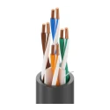 Belden 7927A Cat6 Unshielded Ethernet Cable, Solid Copper Conductor, 305 m, Black PVC Jacket Cat6