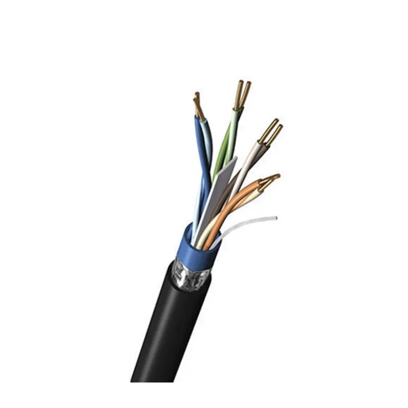 Belden Cat6 Ethernet Cable Shielded Screened, 305 m, Black PVC 