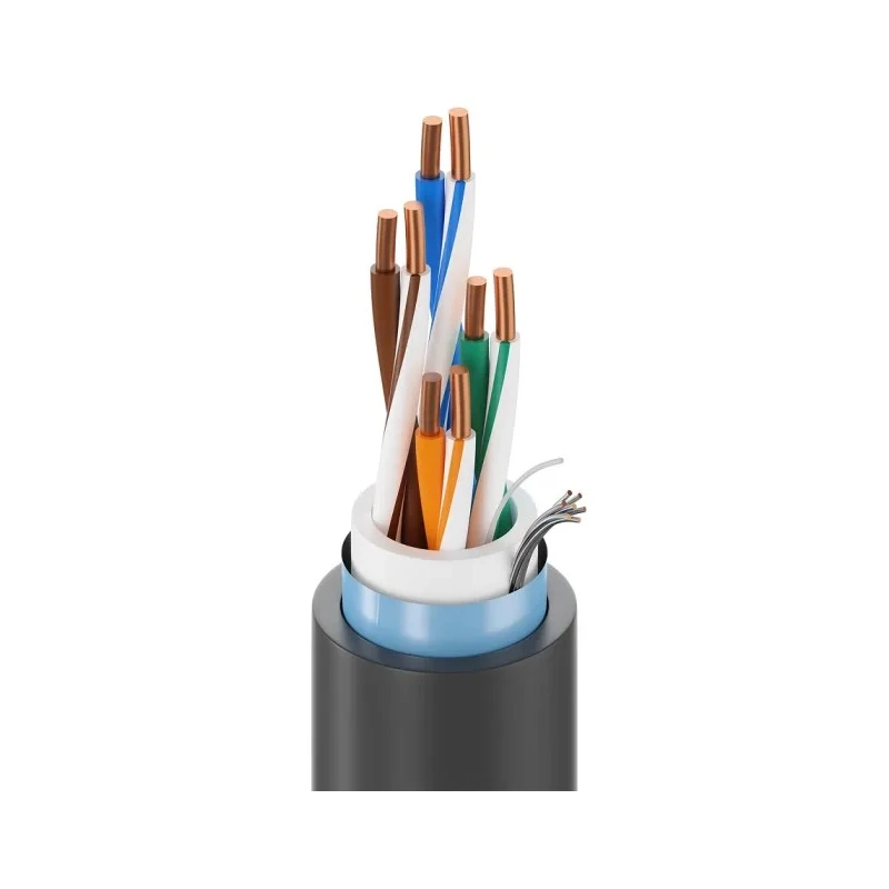 Belden Cat6 Ethernet Cable Shielded Screened, 305 m, Black PVC 