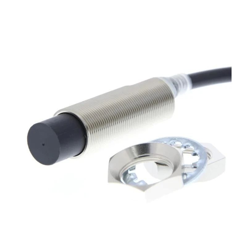 Omron Threaded Barrel Inductive Proximity Sensor M18 2-Wire 3V 20 mm Detection Range 30 V DC 100mA E2E-X20MD2L18-T 2M
