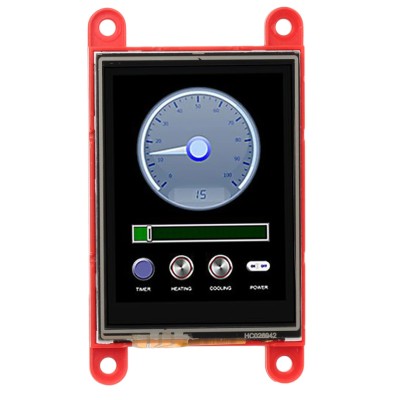 4D Systems 4DGL Graphics Touch 2.4 Inch TFT LCD Display Module 240 x 320 pixels Resistive Touch gen4-uLCD-24PT