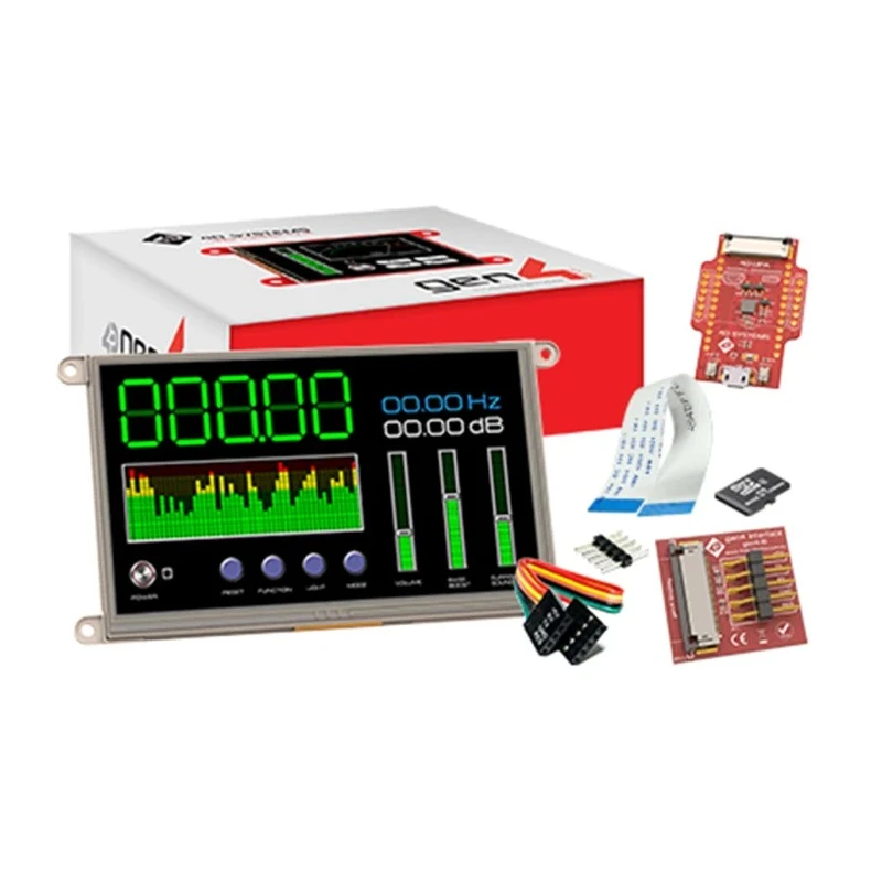 4D Systems Gen4 Diablo16 7 in Resistive Touch Screen Display Board Starter Kit SK-gen4-70DT