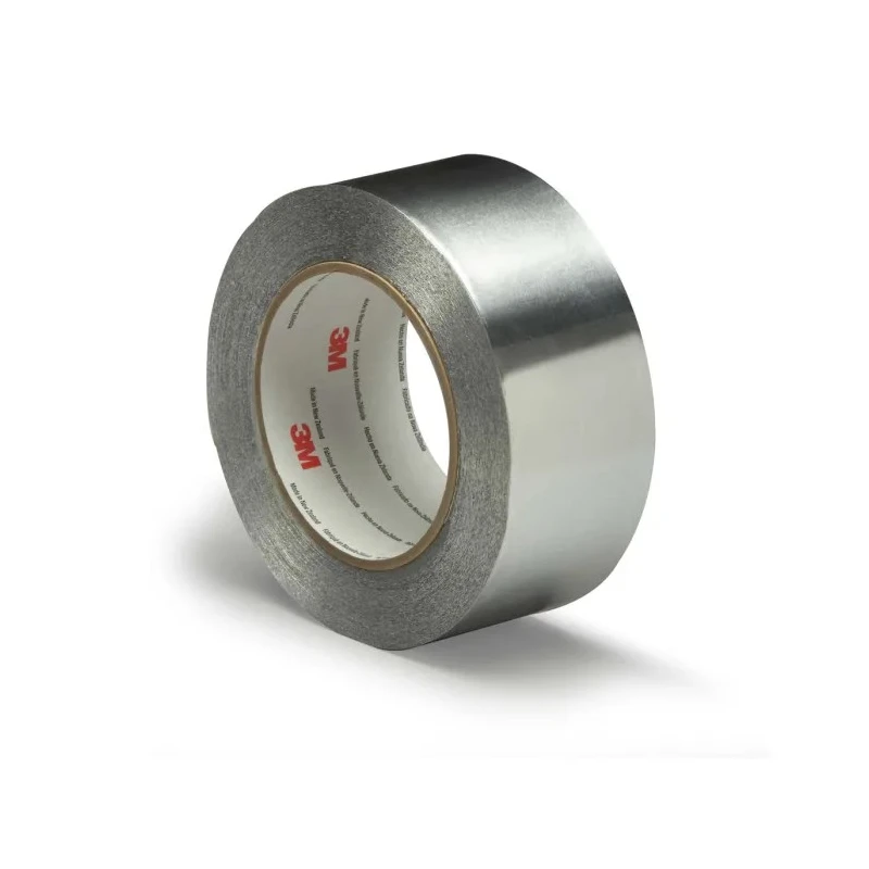 3M Conductive Aluminium Tape, Dead Soft Aluminium Backing, 19mm Width x 55m Length, 0.12mm Thickness 425 - 19,1MM (21205)