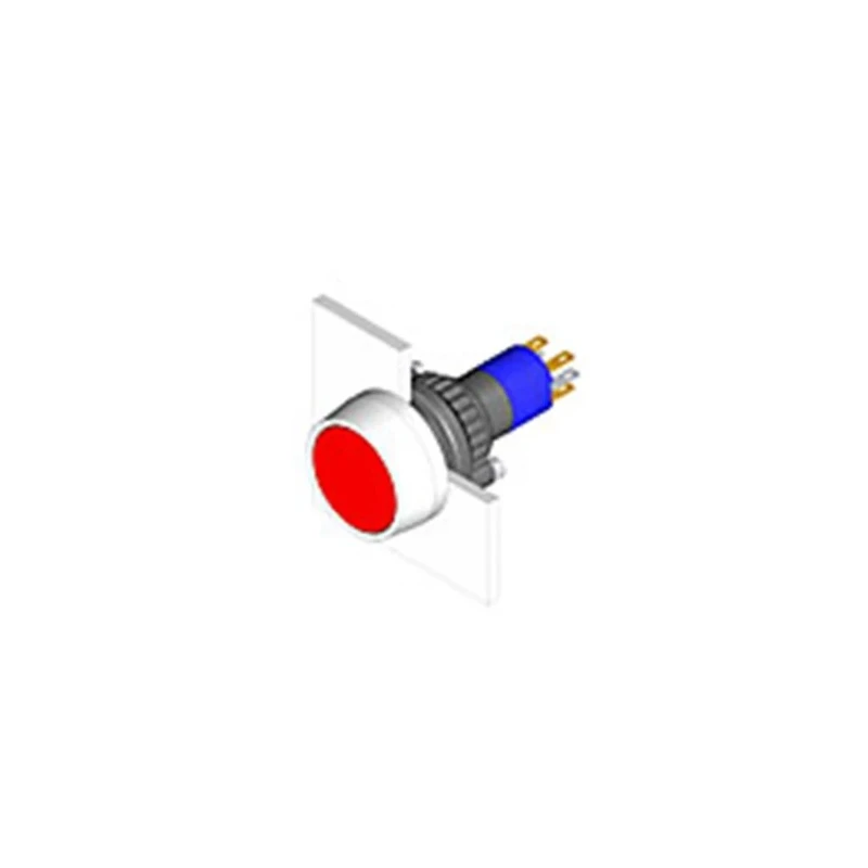 EAO Modular Push Button Switch Actuator for Use with Series 14 Switch, Latching, Panel Mount, IP67, 250V AC, Black 14-271.022