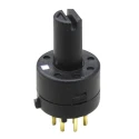 RS PRO RS PRO Rotary Switch 500mA Solder Terminal Nylon Housing 48V DC 90° Throw 175-8150