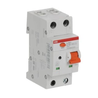 ABB Miniature Circuit Breaker 1-Pole 10A Type C 240V AC 6 kA Breaking Capacity ARC1