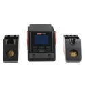 RS PRO Dual Channel Digital Soldering Station 200 W, 230V, LCD Display, 2 Outputs 176-0007